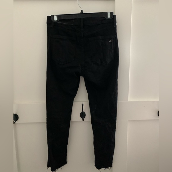 Rag and Bone 24” inseam black skinny jeans size 25 - Picture 3 of 7